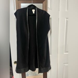 Chico's black sleeveless Vest